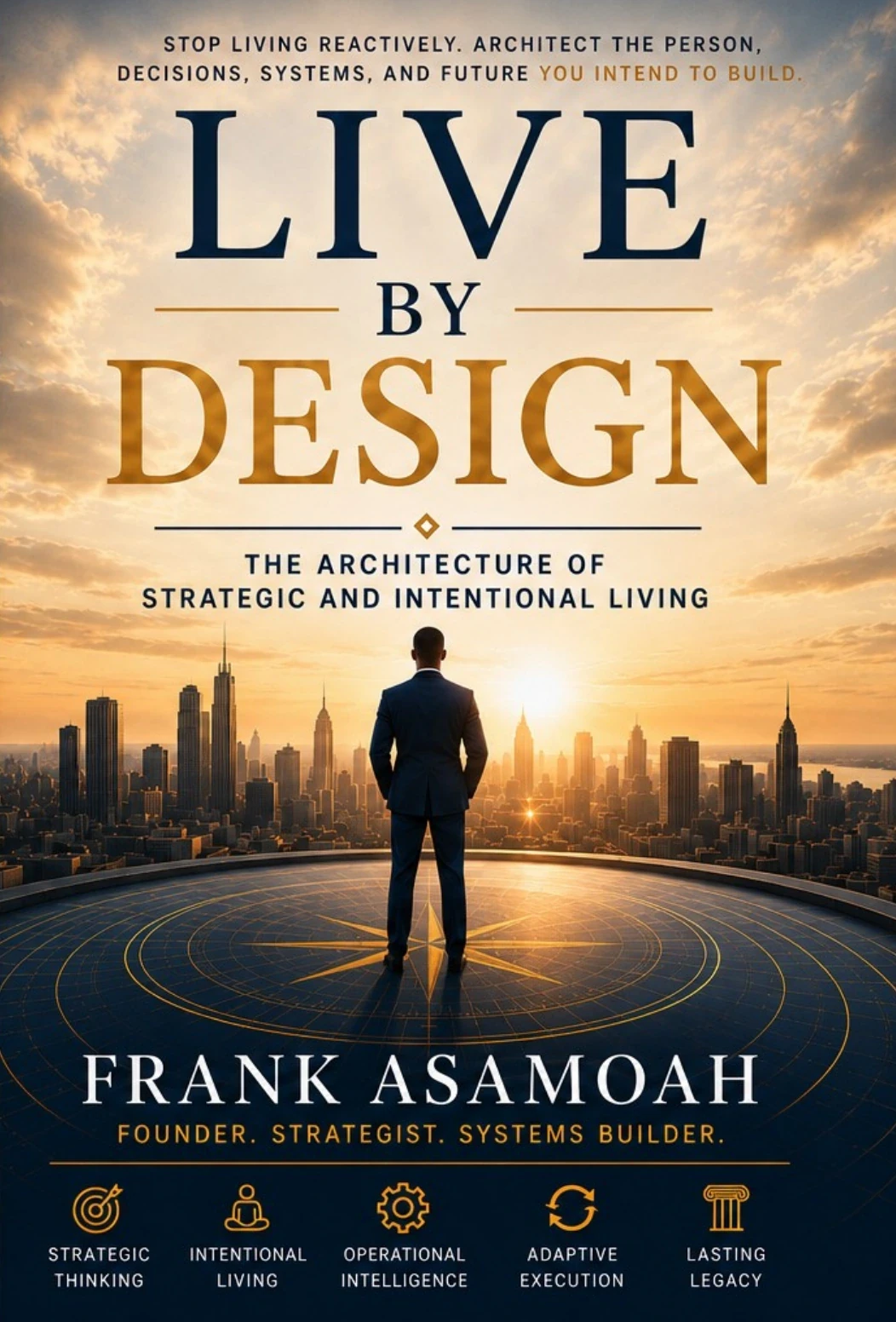 Live by Design book cover by Frank Asamoah